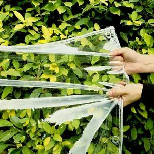 [칼루스] 다용도 투명 방풍 비닐 가림막 방수포 베란다 텃밭 5size