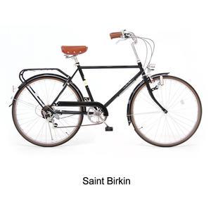 자이크 세인트 버킨 유럽 더치바이크 클래식 남성 출퇴근 자전거 Black