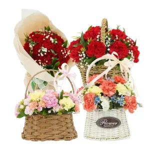 [꽃파는총각]가정의달 어버이날 스승의날 축하 꽃배달서비스 꽃다발 꽃바구니