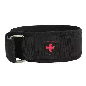 하빈져 나일론 헬스벨트 복압 리프팅 웨이트 스쿼드 데드리프트 허리보호대 4인치 블랙 360-BK