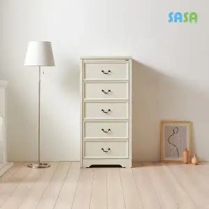 [SASA]데코라인(매장상품) 빈센트 640 5단서랍장