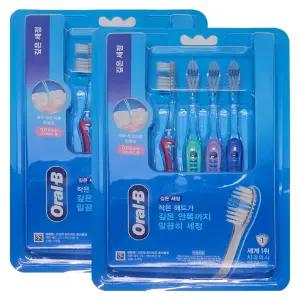 오랄비 고탄력 초미세모 틈새클린 4개입 x 2개/리뉴얼 무료