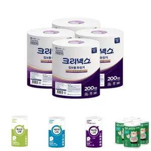 크리넥스 점보롤 화장지 3롤X4백 1박스/업소용/잘녹는/화장실/대형/롤화장지/롤휴지/공공기관/관공서/병원