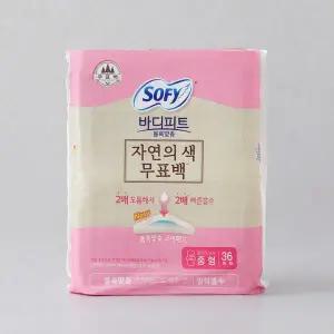 쏘피 바디피트 볼록맞춤 무표백 울트라슬림 중형 36p