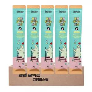 짜먹는 고양이 스틱 치킨맛 15gx120개 고양이 영양 간식