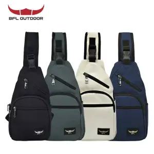 BFL 캐주얼 슬링백 여행용 이중잠금 크로스백 남녀공용 메신저백 힙색 A5