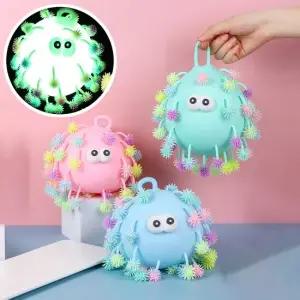 20cm LED 야광 눈송이 말랑이 볼 심쿵 쫀득이 팝잇 피젯 토이