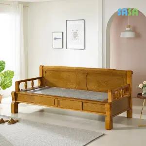 [SASA]데코라인(매장상품) 킹덤 수납형 그린팔보석 카우치소파