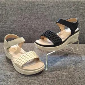 [탠디]미셸 by 탠디 5cm 여성 데일리 발편한 셔링 포인트샌들  X25047 (34706215)