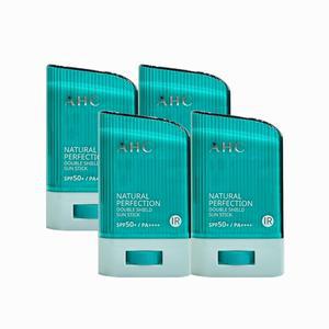 AHC 내추럴 퍼펙션 더블 쉴드 선스틱 22g (SPF 50+) 초록색 4개