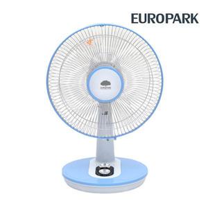유로파크 탁상용 선풍기 EU-128KN 30cm날개 3단풍량 2시간타이머 좌우회전