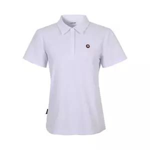 [하프클럽/험머]여성 속건 스판 기능성 소로나 카라 티셔츠 화이트