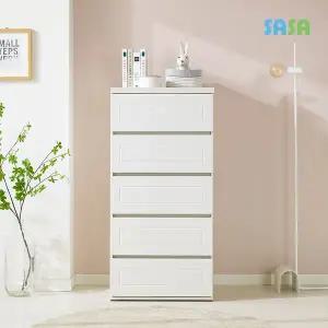 [SASA]데코라인(매장상품) 소담 600 5단서랍장