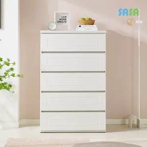 [SASA]데코라인(매장상품) 소담 800 5단서랍장