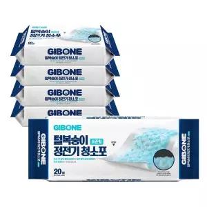 [기본에] 털복숭이 정전기 청소포 표준형 20매 5팩