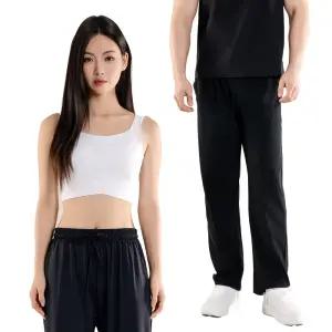 [1장+1장] 프리미엄 냉장고 팬츠 남녀공용 여름 기능성 시원한 밴딩바지 빅사이즈 4color M~2XL