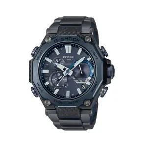 [롯데백화점]지샥 MTG-B2000YBD-2ADR JJ 블루투스 듀얼 코어가드 MTG 스테인리스 스틸 메탈 방수시계