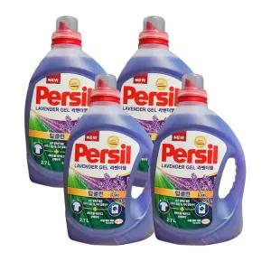 헨켈 퍼실 라벤더젤 플러스 액체세탁세제 일반드럼겸용 2.7L 용기 4개