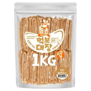 멍쵸 먹보대장 삼겹살스테이크 치킨슬라이스, 1kg, 1개