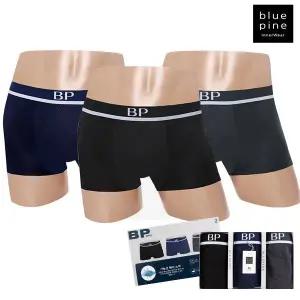 [블루핀] 8302 남성 매쉬 드로즈 사각 팬티 남자팬티 3매입