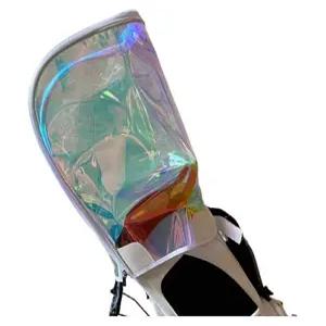 방수 골프용품 캐디백 후드 후드커버 홀로그램 투명커버 화이트