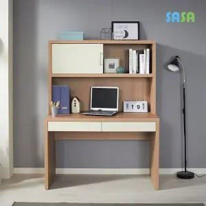 [SASA]데코라인(매장상품) 두툼 서랍 데스크 책상 책장 세트