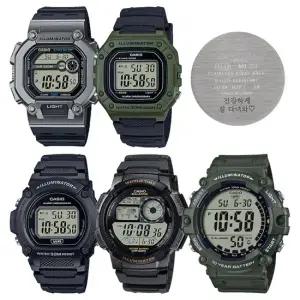 카시오 무료각인 군입대 군용 군인 방수 전자 스포츠 시계 모음