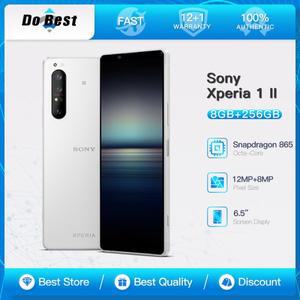 Sony Xperia 1 II 5G 휴대폰 6.5인치 OLED HDR NFC 8/12GB RAM 128GB/256GB ROM Snapdragon 865 옥타 코어