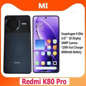 샤오미 레드미 K80 프로 스냅드래곤 8 엘리트, 6.67 인치, 2K 디스플레이, 6000mAh 배터리, 50MP 카메라, 1