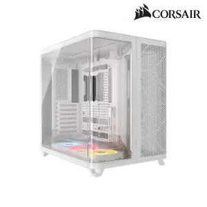 커세어 AIR 5400 LX-R RGB iCUE LINK PC케이스 (화이트)