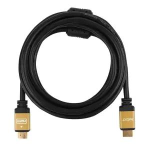 NEXT-2003UHD4K HDMI2.0 골드메탈 케이블 3m 고순도 무산소동 노이즈필터 3중차폐 UHD 영상 음성