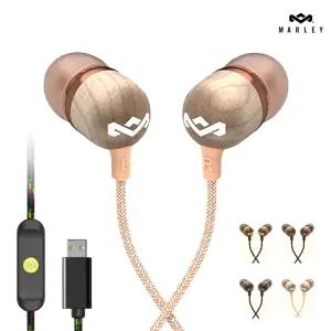 하우스오브말리 C타입 유선 감성 이어폰 아이폰 갤럭시 호환 운동용 러닝용 입학 졸업 선물 밥말리