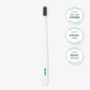 [본사공식몰] 노도르 스파이럴 칫솔 1개 이물질 치석 제거 이중 미세모