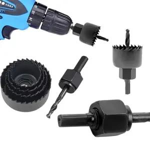 (6PCS) 다용도 목공 홀쏘우 쉽고 빠른 구멍 뚫기/홀스/홀타공/목재/석고/나무/공구/펀치/커터/석고용/피스