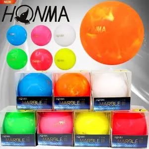 [혼마] 마블3볼 MARBLEⅢ 무광 매트 파크골프공 3피스구조