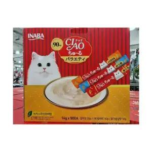 이나바 챠오츄르 90 대용량 코스트코 츄르 짜먹는 고양이간식 2027.10.31