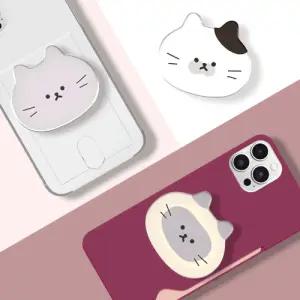 케이스만 코지 고양이 grip 톡홀더 야옹이 아크릴 스마트톡 스마트링 손가락 거치