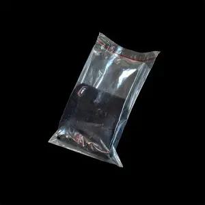 투명하고 튼튼한 타공 접착 PE봉투 26X40cm+4cm 200매