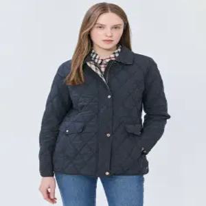 닥스 골프 여성 25SS [스테디셀러]네이비 단색 패딩점퍼 WNJU5A101N3