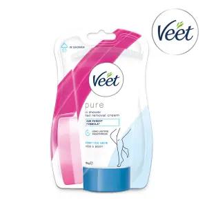 VEET 비트 인샤워 150G 1개 제모크림 셀프왁싱 목욕제모제 팔 다리 겨드랑이 Y존