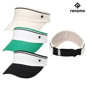 레노마골프 여자 솔리드 탄력밴딩 썬바이저 RWACO/6886