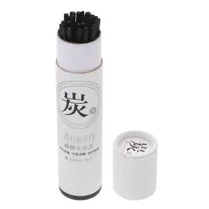 25개 숯 타블렛 미술 용품 블랙 바인 스틱 드로잉용 압축 소프트