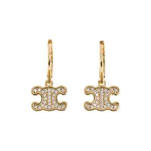 [셀린느] FW25 여성 트리옹프 라인 귀걸이 460GC6BZI 35OR