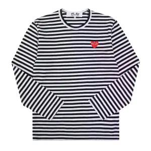 라프리마 꼼데가르송 AX-T164-051 1 공용 긴팔티