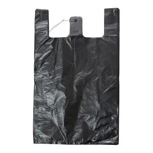 100p 손잡이 검정비닐봉투 비닐봉지 3호/검정/비닐/봉지/검은/쓰레기/봉투/추천/대형/쓰레기봉투/비니루