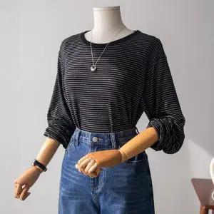 (안나앤모드) softly 찰랑 롱슬리브 탑[티셔츠EDD33]