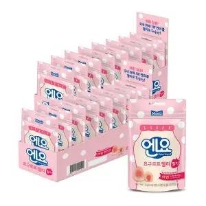 [소비기한 임박] 엔요 요구르트 젤리 딸기 45g, 8입, 2개 (총 16개)