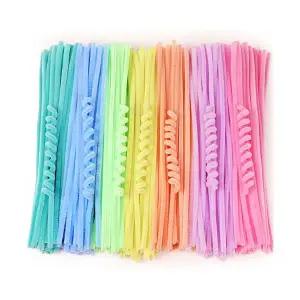 (대성문구)아트모루 파스텔 30cm 100줄입 혼합색/547613/철사 공예 꽃철사 털철사