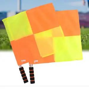 [셀러허브]심판용 깃발 업싸이트 신호 출발신호 싸인용 깃발 2p (S21509928)