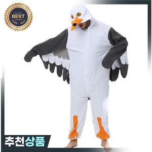 갈매기  남녀 공통 동물 의상 코스프레 kigurumi 남자 원피스 잠옷 할로윈 파티 후드 만화